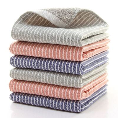 Japanese double - double gauze checked towel towel towel matching box unit labor insurance Nordic wind