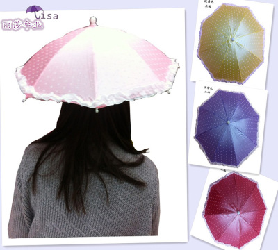 30cm sun protection umbrella hat with umbrella umbrella