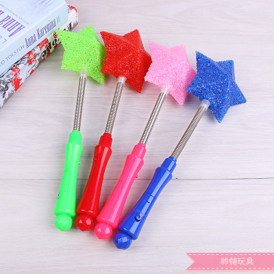 Super dazzle light rice granule stick fluorescent flash stick shake-down particle light cheer party children 's toys