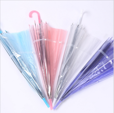 The new style transparent outdoor parasol umbrellas are transparent umbrellas wholesale