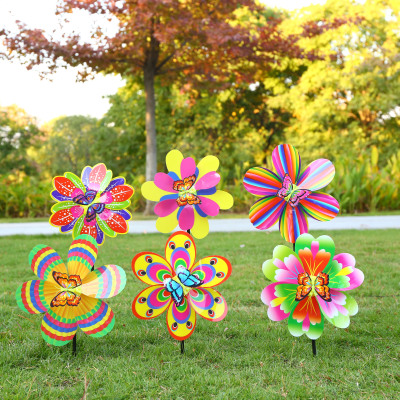 The New large flowers and the plants windmill decorative windmill photography props is suing toys novelty toys