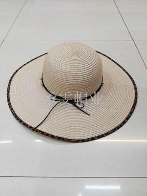 Hat female summer sun Hat big eaves sun Hat han sun block Hat beach Hat bowknot straw Hat cool Hat tide