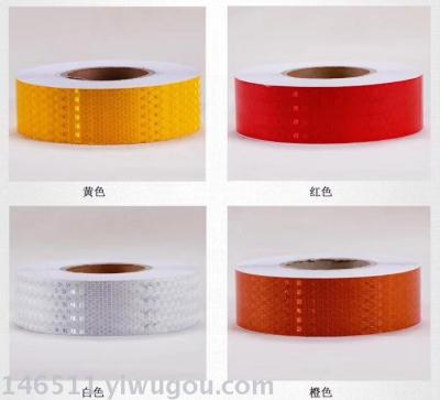 The traffic black reflective tape 5cm reflective warning red reflective stickers a reflective material
