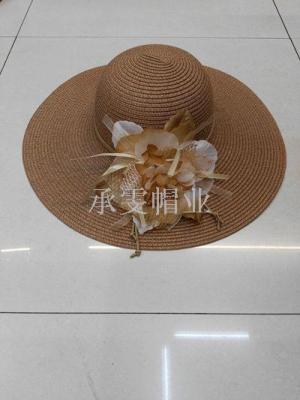 Sun hat wide brimmed hat ladies summer wide brimmed hat elegant casual Sun hat tide hat