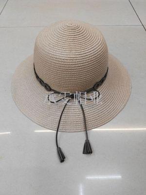 Straw hat children in summer south Korean version of the tide small fresh beach hat sun block big hat summer joker hat beach