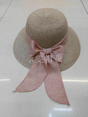 Straw hat summer small fresh fisherman sun shade hat sun block south Korean beach hat tide joker hat summer