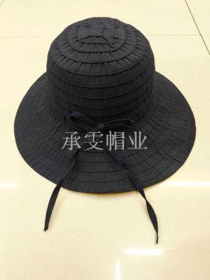 Chengwen sun hat straw hat folding seaside big hat season south Korean version of the tide summer straw hat fisherman hat woman