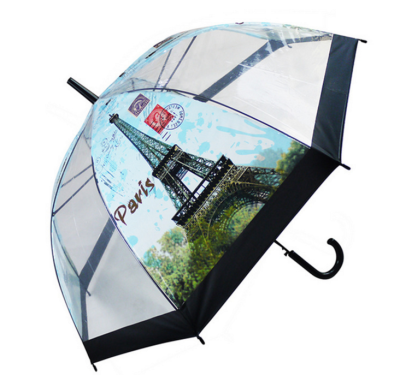 POE transparent umbrella EVA green umbrella fashion lady umbrella customization LOGO manufacturer direct sales