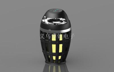 The new McLove i3 torch the flame of the flame bluetooth speaker 7 color atmosphere lamp light miniacoustics