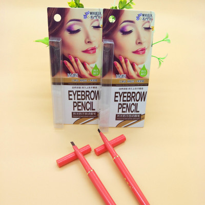 A856 Michelle automatic rotation eyebrow pencil-free waterproof anti-sweat factory direct