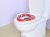Children's toilet seat with handle PVC printed cushion toilet seat toilet seat ring car