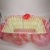 Factory direct sales of 10 yuan high-quality fruit basket storage basket cloth art lace blue basket
