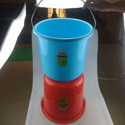 The rose water bucket is used for storing water in a bucket size with a bucket size