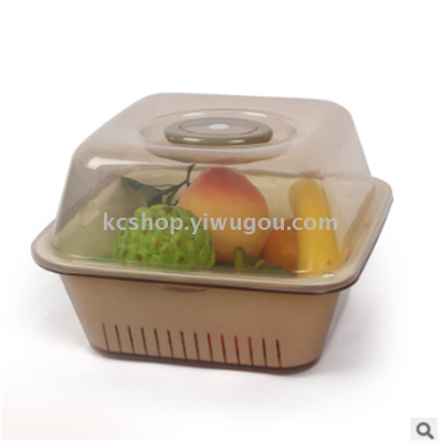Plastic strip cover and sieve kitchen fruit and vegetable basin cleaning basket