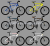 Bike 26 \"21 speed mountain bike high carbon steel frame shock absorber wheel factory direct sales