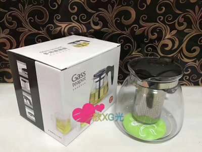 Teapot glass tea set for tea ware, a 304 stainless steel filter kettle