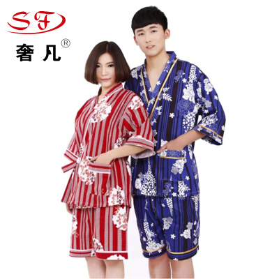 Zheng hao hotel products sweat sweat clothing pure cotton enron nano sauna clothing bathrobe bath pedicure beauty massage clothing