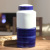 Ceramic craft product blue and white porcelain storage jar household decoration, large size.
