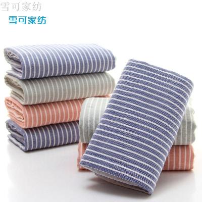 Double layer gauze towel towel pure cotton day is simple coastal time towel