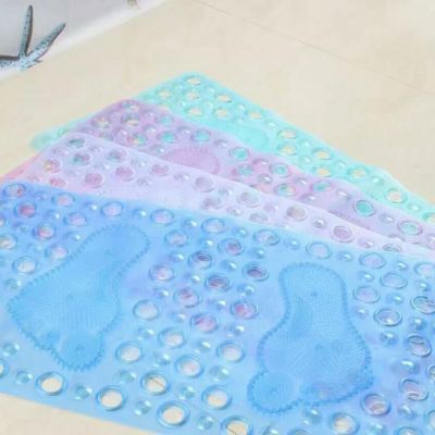 Manufacturer direct selling plastic bathroom mat shower room bathroom bath with a large suction pad bath mat