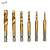 6pc compound tap 6542 hexagonal shank drilling multi-function thread tapping drill high steel