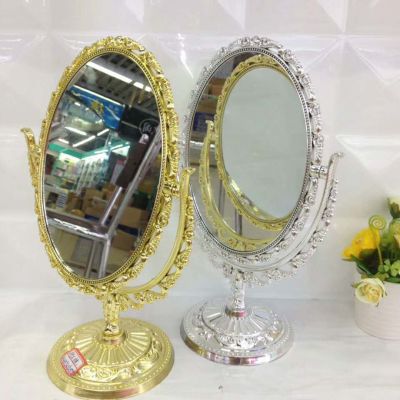 Double-sided desk makeup mirror large fashion vanity mirror European mirror princess mirror