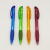 The transparent color rod is used to customize the hotel LOGO office gift pen