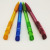 The transparent color rod is used to customize the hotel LOGO office gift pen