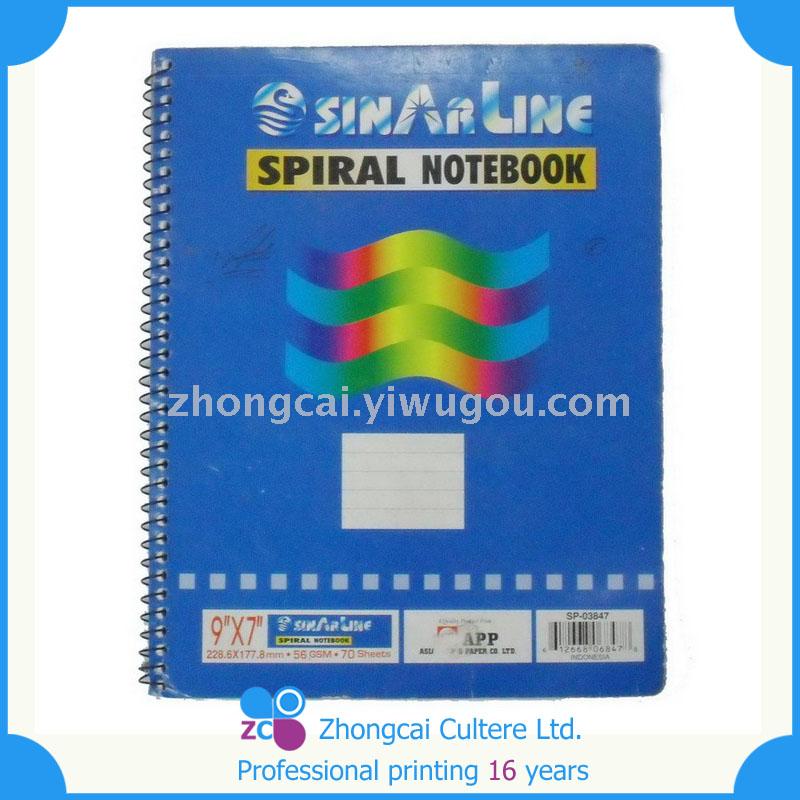 外贸线圈本 精美日记本 记事本 定制单线圈本子