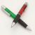 Transparent color rod large hook plastic office advertising ballpoint pen large area printing LOGO gift pen