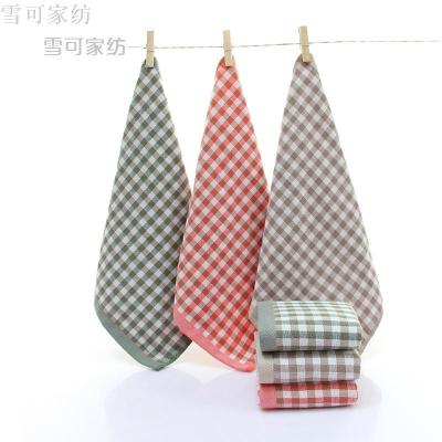Gauze towel double layer pure cotton day is simple British style square towel.