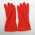 Wholesale hot shot latex short style plus cotton household gloves check wipe the car protection, household cleaning kitchen oil proof waterproof hand