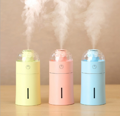 USB mini humidifier small night light projection humidifier car - mounted office room purifier