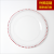 Glass beads plate western food wedding main dish dry fruit plate.