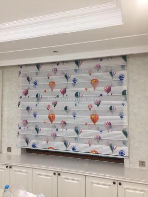 Customized Children's Room Cartoon Printing Soft Yarn Curtain Finished Foreign Trade Wholesale