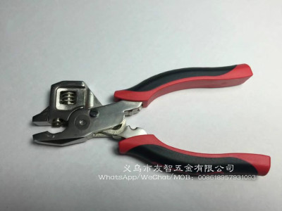 Multi-function hammer pliers with adjustable wrench combination tool.