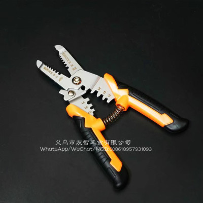 High quality stainless steel multi-functional wire stripping pliers.