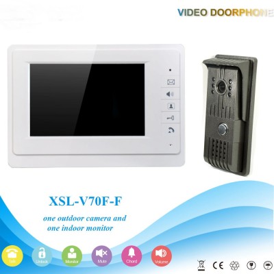 7 Inch Door Viewer Video Doorbell Home Security Camera Monitor Intercom System Doorbell Entry Kit with Intercom