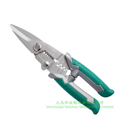 High quality stainless steel multi-functional wire stripping pliers.