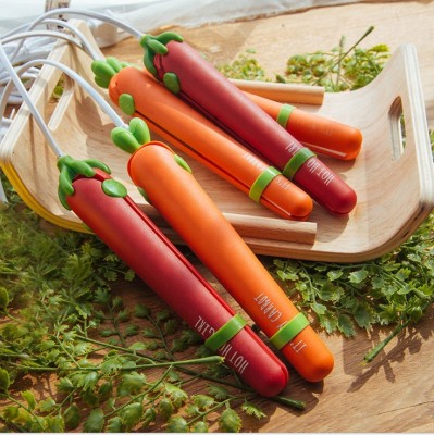 Creative carrot splint lady student vegetable pepper hair straightener mini portable splint mixed batch