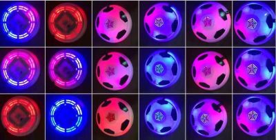 New seven color lights electric universal air cushion football indoor shock football