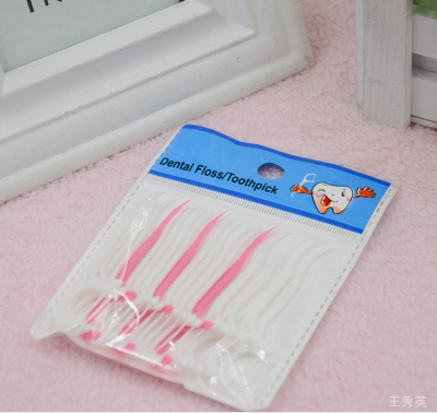 High tension superfine baby floss toothed stick with high polymer line.