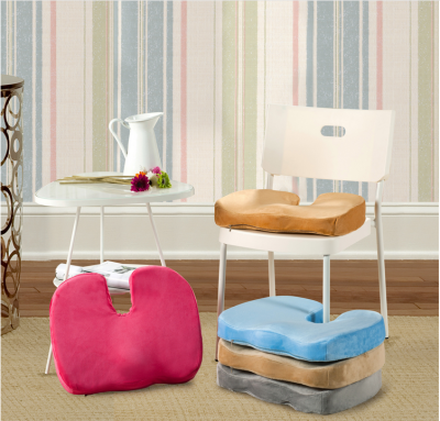 Slow rebound memory cotton cushion health seat cushion color super soft hips sit for a long time.