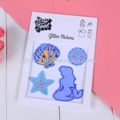 DIY color-changing mobile phone computer IPAD bag luggage patches sticker 