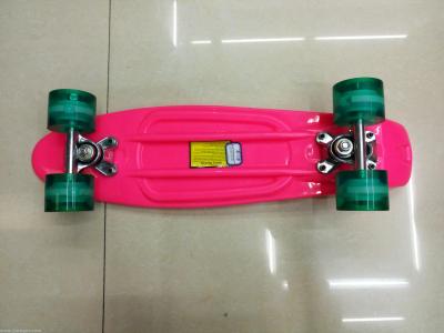 Fc41-1 small fingerboard PU laser wheel butterfly aluminum alloy support.