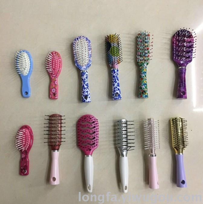 隆发vanessa 儿童梳排骨梳气垫小梳子现货混色混款