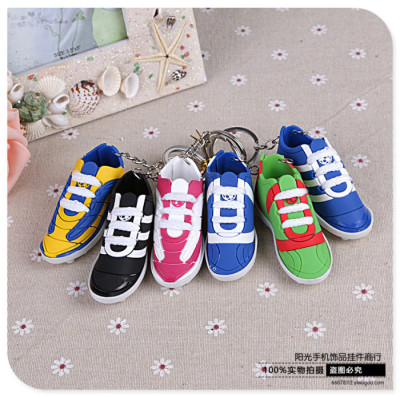 Genuine football shoe key chain wholesale cartoon stereo shape key pendant