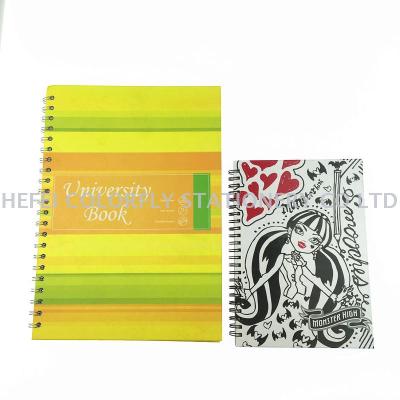 Export Oman new double spiral hard cover office student spiral notebook.