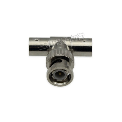 BNC T Adapter Splitter Connector Coupler 1 Male to 2 Female CCTV Jack Plug