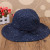 Straw hat Korean top hat female summer outing sun shade sun screen beach hat can be folded